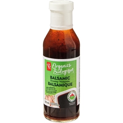 PC Biologique Vinaigrette balsamique 350 ml, 2,00 $/100ml