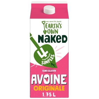 Earth’s Own Sans gluten Boisson à l’avoine Naked Originale 1.75 l, 0,34 $/100ml