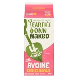 Earth’s Own Boisson à l'avoine, Naked Originale  1.75 l, 0,30 $/100ml