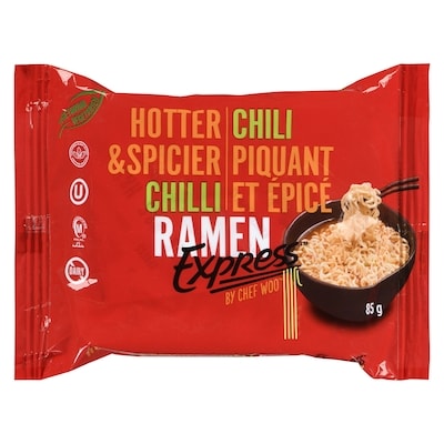 Ramen Express Chili Ramen, Hotter & Spicier 85 g, $1.16/100g