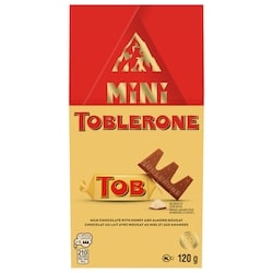 Minis: Milk Chocolate Bars with Honey & Almond Nougat