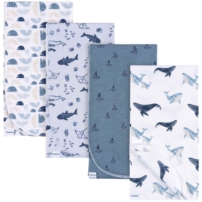 Gerber Flannel Blankets 4 ea, $4.25/1ea