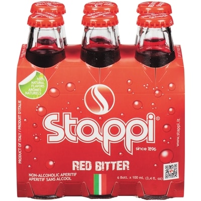 Stappi Red Bitter Non-Alcoholic Aperitif 6x100.0 ml, $0.98/100ml