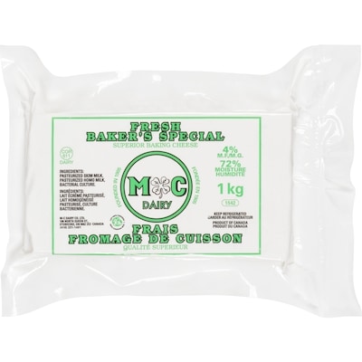 Mc Dairy Frais fromage de cuisson qualité superieur 4% m.g. 1 kg, 1,70 $/100g
