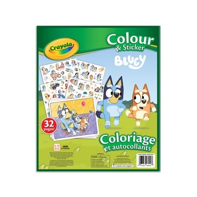 Colour & Sticker, Bluey