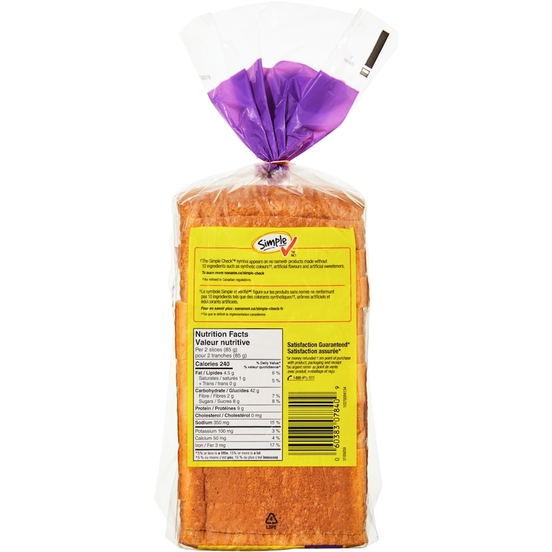 Simple Check Brioche-Style Thick Sliced Loaf