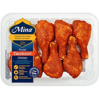 Mina Tandoori Chicken Drumsticks 1 ea, $12.00/1ea