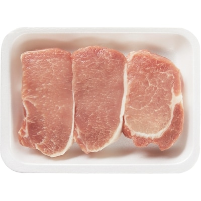 null Côtelette désossée de porc 13,00 $/1kg 5,90 $/1lb