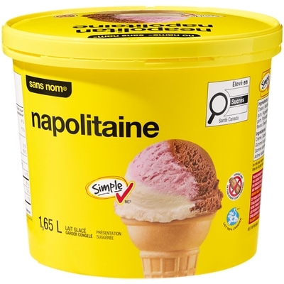 Lait glacé à la napolitaine
