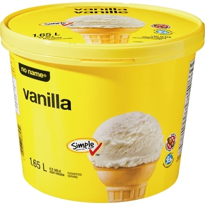 No Name Vanilla Ice Milk 1.65 l, $0.24/100ml