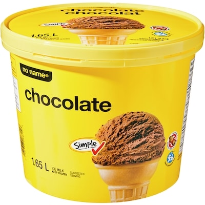 No Name Chocolate Ice Milk 1.65 l, $0.24/100ml