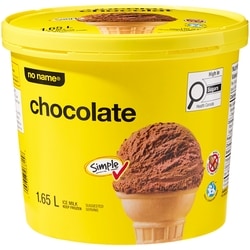 No Name Chocolate Ice Milk 1.65 l, $0.24/100ml