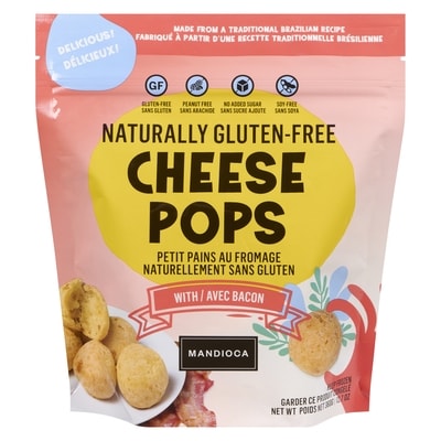 Mandioca Naturally Gluten-Free Cheese Pops With Bacon 360 g, $2.08/100g