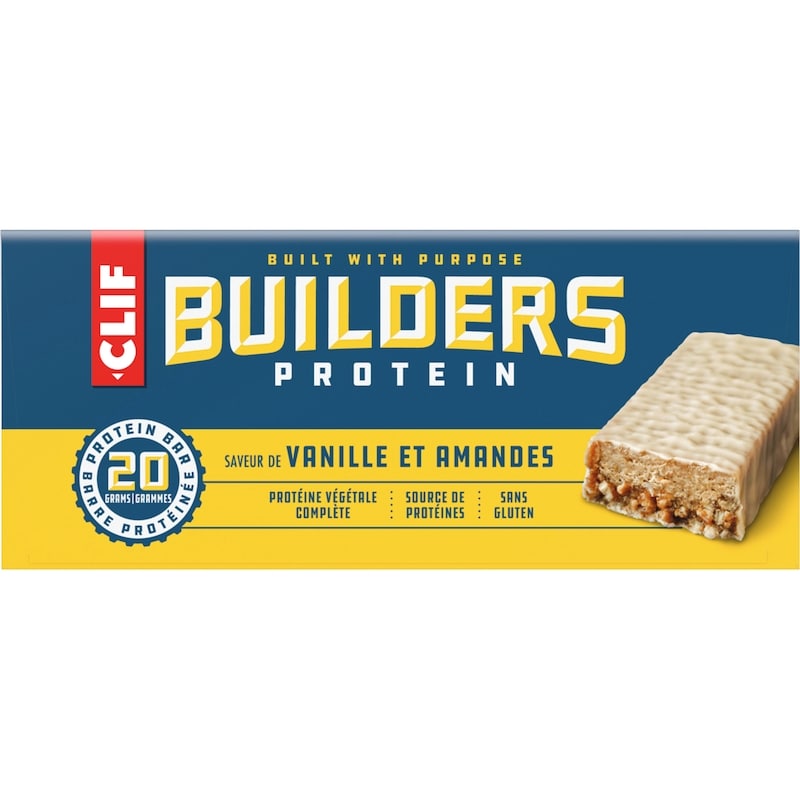BUILDERS Protein Bars, Vanilla Almond Flavour, 20 g of Protein