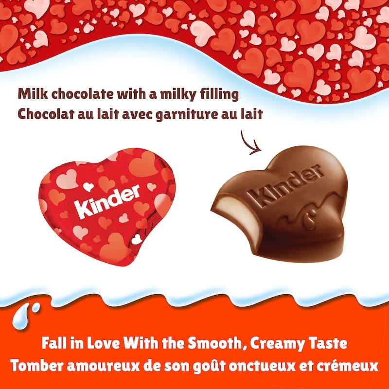 & Love Mini, 25 Mini Chocolate Hearts, Valentines Chocolates