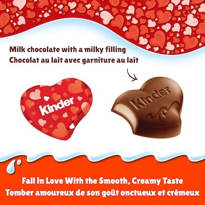 & Love Mini, 25 Mini Coeurs en Chocolat, Chocolats de la Saint-Valentin