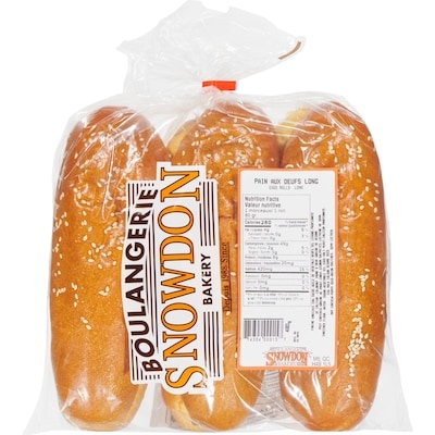 Snowdon Bakery Eggs Rolls Long 480 g, $1.35/100g