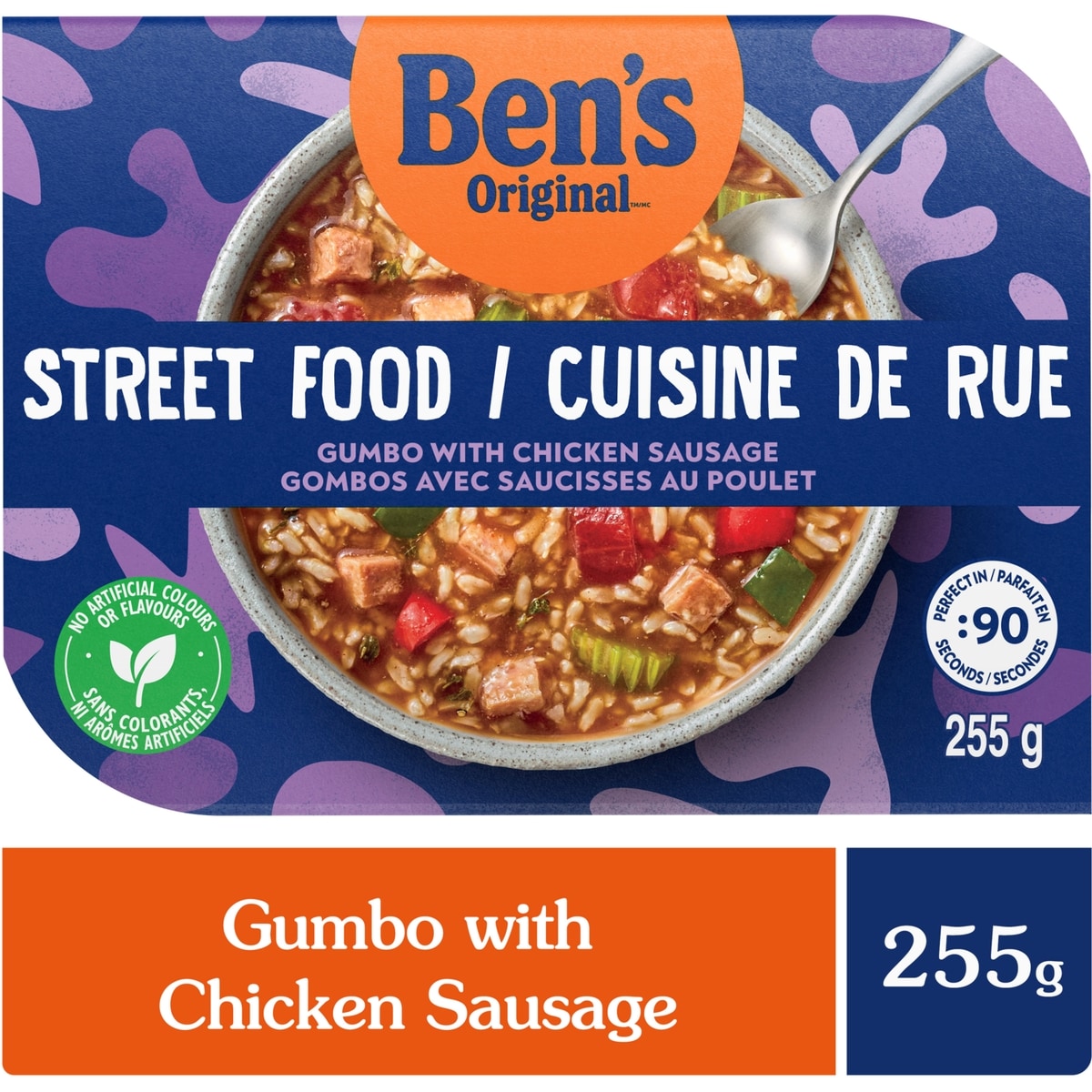 Ben’s Cuisine de Rue Gombos avec Saucisses au Poulet, Plat Préparé 255.15 g, 1,37 $/100g