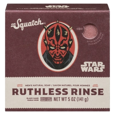 DR.Squatch Savon naturel pour hommes star wars ruthless rinse limité édition 141.7 g, 7,06 $/100g