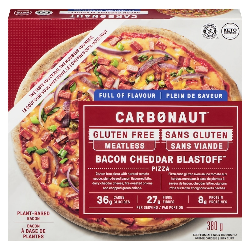 Gluten Free Pizza Bacon Cheddar Blastoff