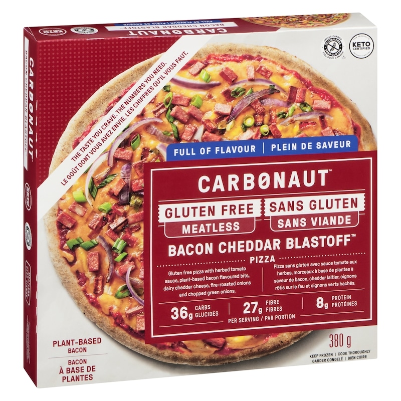 Gluten Free Pizza Bacon Cheddar Blastoff