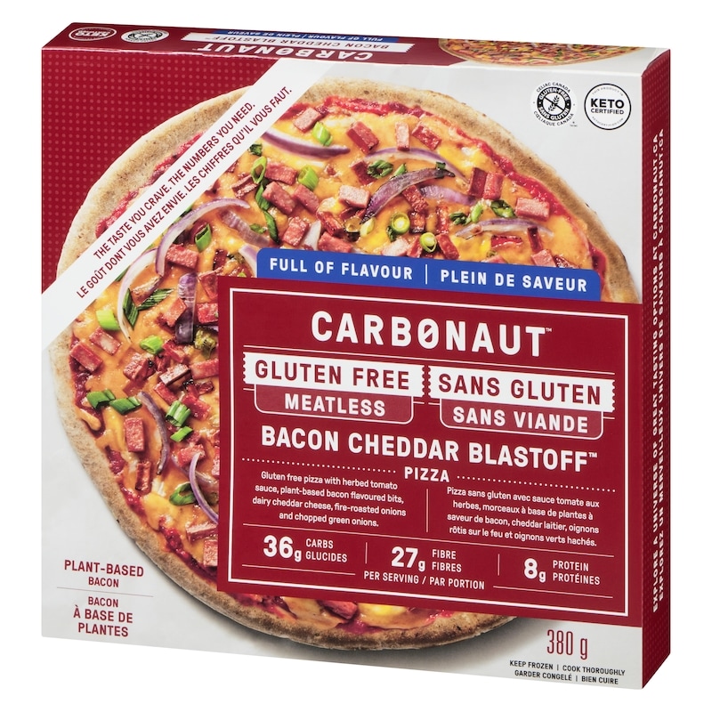 Gluten Free Pizza Bacon Cheddar Blastoff