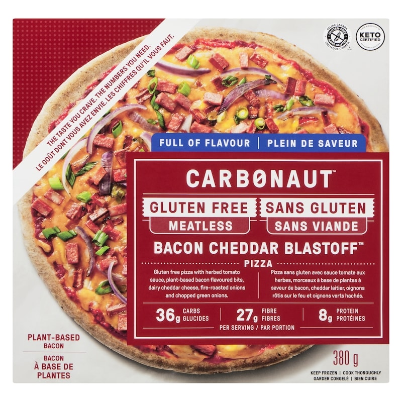 Gluten Free Pizza Bacon Cheddar Blastoff