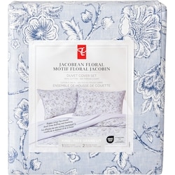 King Jacobean Floral Duvet Cover 3 Piece Set