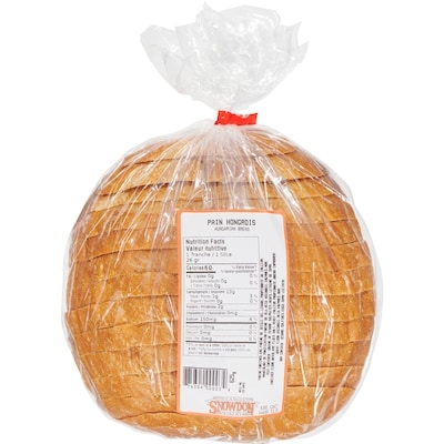 Snowdon Bakery Hungarian Bread 625 g, $0.88/100g