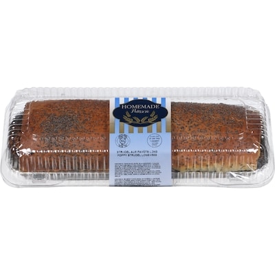 HOMEMADE PATISSERIE Strudel aux pavots long 450 g, 1,89 $/100g