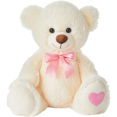 null Valentine's Day Precious Teddy - White 1 ea, $19.00/1ea