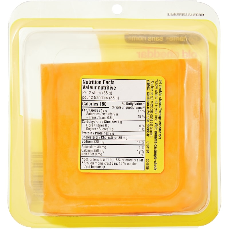 Old Cheddar Cheese Slices