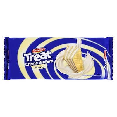 Britannia Treat Wafers Vanilla 150 g, $0.99/100g
