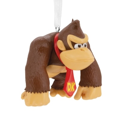 Hallmark Ornament, TPR Figural Nintendo Donkey Kong 1 ea, $13.00/1ea