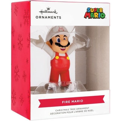 Hallmark Ornement TPR Figural Fire Ball Mario 1 ea, 13,00 $/1ch