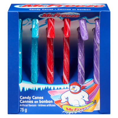 Mr Freeze Candy Canes 75 g, $2.65/100g