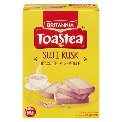 Britannia Toastea Suji Rusk 610 g, $0.98/100g
