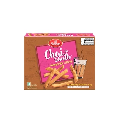 Haldiram’s Bâtonnets Namkeen 200 g, 1,15 $/100g