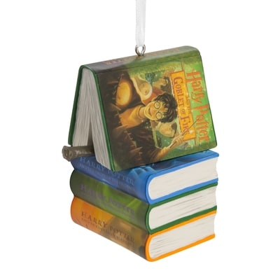 Hallmark Ornament, Resin Figural Harry Potter Books and Wand Series 2 1 ea, $13.00/1ea