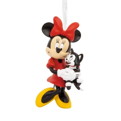 Hallmark Ornament, Resin Figural Minnie Holding Kitten 1 ea, $13.00/1ea