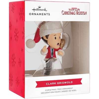 Hallmark Christmas Ornament (National Lampoon's Christmas Vacation Clark Griswold With Squirrel Stylized) 1 ea, $13.00/1ea