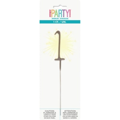 Unique Numeral Sparkler 1 1 ea, $1.50/1ea