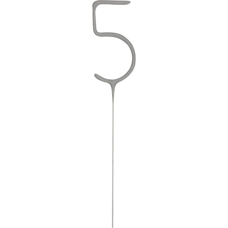 Numeral Sparkler 5
