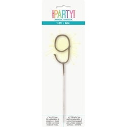 Numeral Sparkler 9
