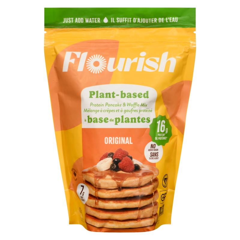 Flourish Plant-Based Protein Pancake Mix Original - 430 g | Real