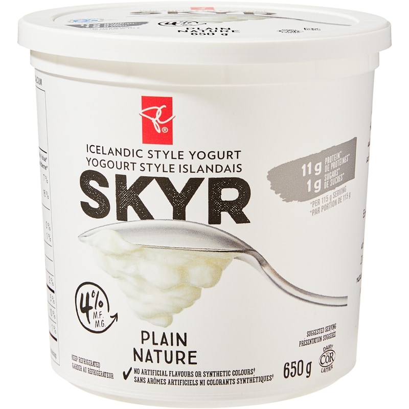Icelandic Style Skyr Plain Yogurt