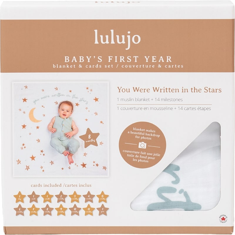 Baby’s 1st Year Milestone Blanket - Written in the Stars 