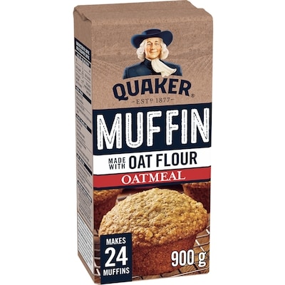 Quaker Oat Flour Oatmeal Muffin Mix 900 g, $0.72/100g