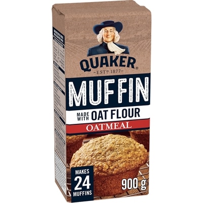 Quaker Mélange à muffins Avoine 900 g, 0,78 $/100g