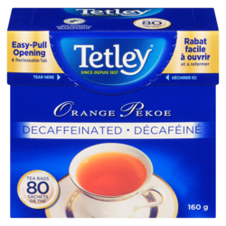 TEA BAGS ORANGE PEKOE DECAFFEINATED